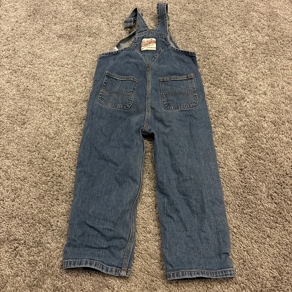 Carhartt Bib Overalls 3T Boys Girls Denim Sanforized Master Cloth Classic Jean